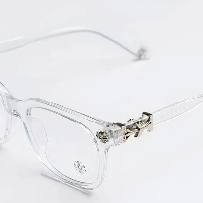 Slifera - Occhiali  trasparenti cromati