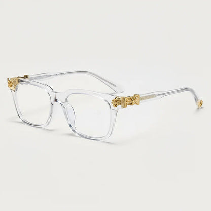 Slifera - Occhiali  trasparenti cromati